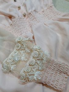 Elegant Sheer Sleeve Top