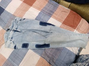 Blue denim Jeans.