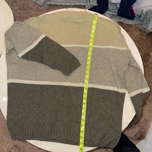 Lacoste Striped Knit Sweater