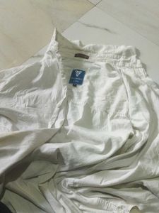 Teamspirit White Button-Down Shirt - L