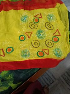 Colorful Printed kids Saree