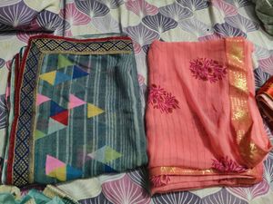 Set of Two Stylish Saris