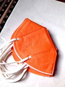 Orange N95 Face Masks