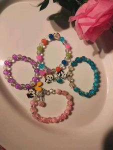 Beaded Charm Premium Bracelets Any 4