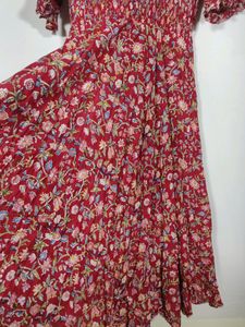Floral Print Midi Dress