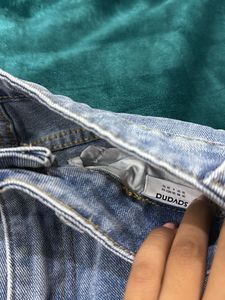Wide Leg Denim Jeans