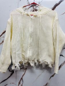 Cozy Knit Zip-Up Hoodie