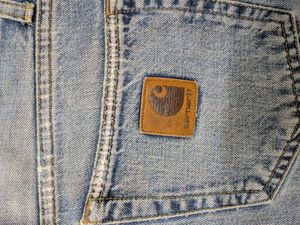 Worn Blue Denim Jeans