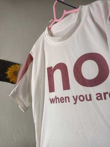 Trendy Graphic Print Tshirt