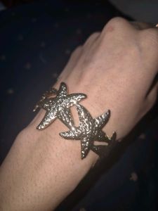 Anti-Tarnish golden plated adjustable cuff bracele