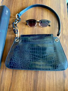 Premium Quality Leather Bag + Free Sunglass