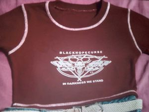 Goth Graphic Aesthetic Print Tee