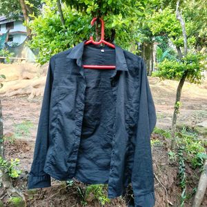 Classic Black Button-Down