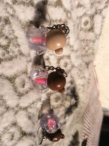 Cute Teddy Bear Keychains (Set of 3)