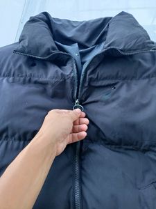 Black Korean Style Puffer Jacket Hip Hop