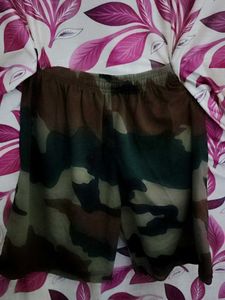Camo Print Shorts