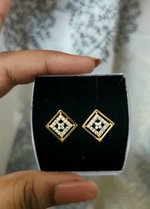 Gold Finished Earrings