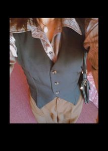 Vintage Black Vest (Newme)