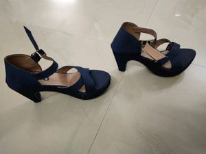 Blue High Heels