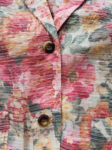 multicolored textured shirt