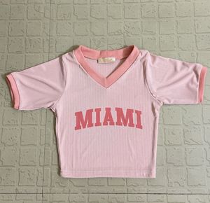 Pink Miami Crop Top