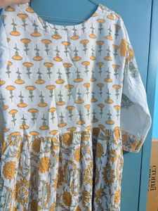 Floral Print Kurti Anarkali