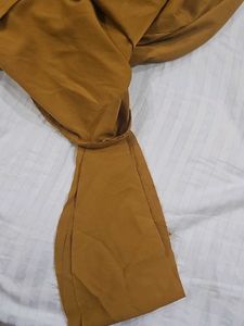 Mustard Ruffle Top