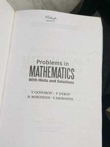 Problems in Mathematics with Hints &amp; Solutions