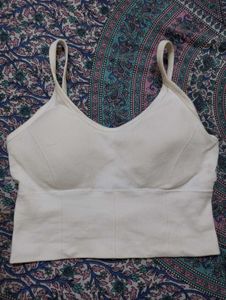 Comfy White Bralette Top