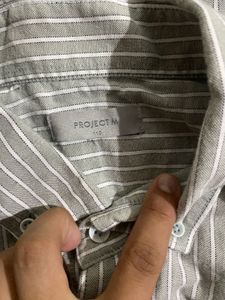Striped Long Sleeve Button-Down