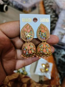 Silver Jhumka