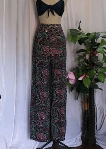 Paisley Print Wide Leg pants