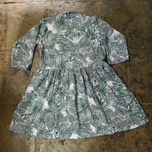 Green &amp; White Printed co-ord Set