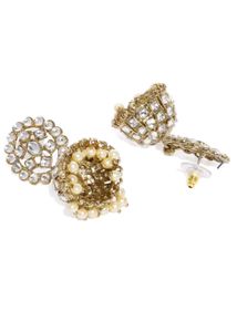 American Diamond Studded Jhumkas