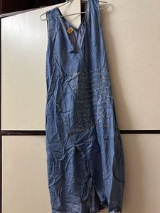 Denim Midi Dress