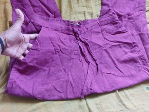 Khadi Pure Cotton Pant - New Without Tag