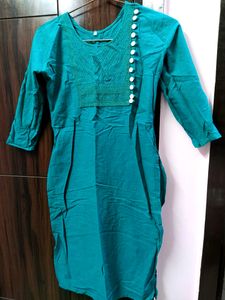 Navy Blue Kurti