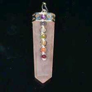 Crystal Chakra Pendant 925 Silver