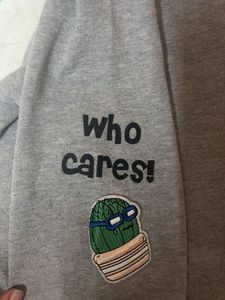Grey Patchwork Hoodie