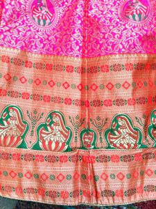 Pink Brocade Lehenga