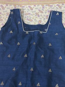 Elegant Navy Blue Kurta