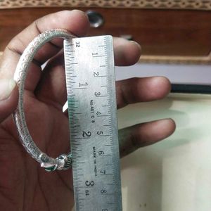 Pure Silver Treditional Openable Kada 1 Pair