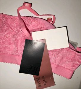❤️‍🔥H&amp;M Pink Lace Bralette❤️‍🔥