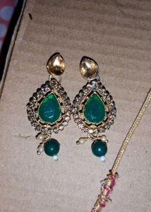 Emerald Green Necklace &amp; Earring Set