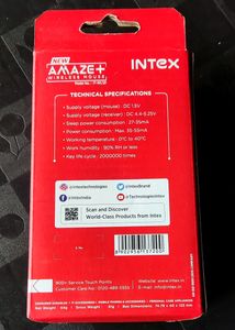 New Intex Wireless Optical Mouse with Mini Receive