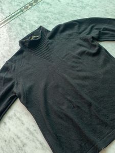 Classic Black Turtleneck Sweater
