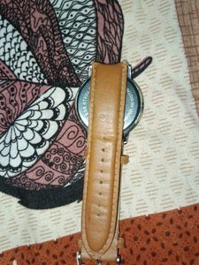 Stylish Brown Leather Watch