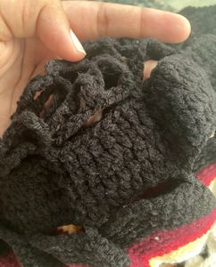 Crochet cushion cover