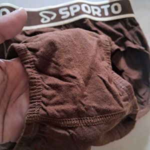 Sporto Branded Soft Cotton Brief For Men