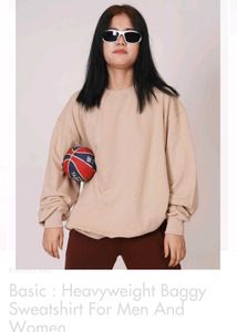 BURGER BAE Oversized Sweatshirt